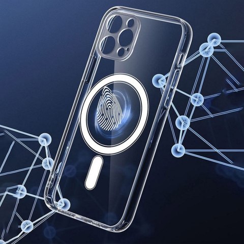 Futerał CLEAR MAG COVER z ochroną aparatu kompatybilny z MagSafe do IPHONE 13 Pro transparentny Futerał CLEAR MAG COVER z ochroną aparatu kompatybilny z MagSafe do IPHONE 13 Pro transparentny
