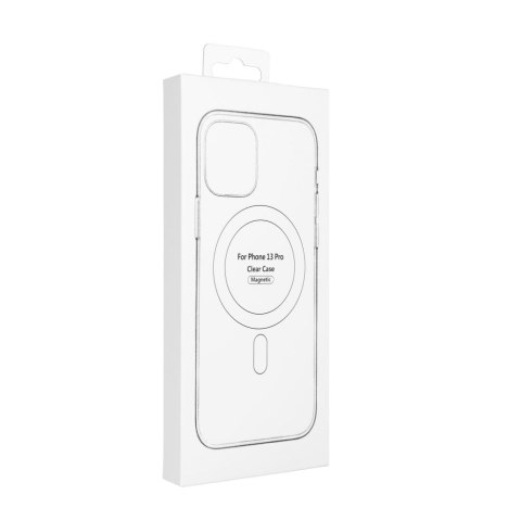 Futerał CLEAR MAG COVER z ochroną aparatu kompatybilny z MagSafe do IPHONE 13 Pro transparentny Futerał CLEAR MAG COVER z ochroną aparatu kompatybilny z MagSafe do IPHONE 13 Pro transparentny