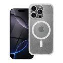 Futerał CLEAR MAG COVER z ochroną aparatu kompatybilny z MagSafe do IPHONE 14 Pro Max transparent glitter