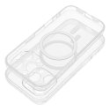 Futerał CLEAR MAG COVER z ochroną aparatu kompatybilny z MagSafe do IPHONE 14 Pro Max transparent glitter
