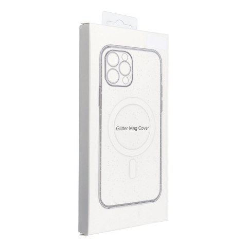 Futerał CLEAR MAG COVER z ochroną aparatu kompatybilny z MagSafe do IPHONE 14 Pro Max transparent glitter Futerał CLEAR MAG COVER z ochroną aparatu kompatybilny z MagSafe do IPHONE 14 Pro Max transparent glitter