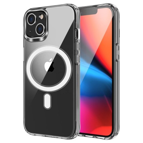 Futerał CLEAR MAG COVER z ochroną aparatu kompatybilny z MagSafe do IPHONE 16 Plus transparentny Futerał CLEAR MAG COVER z ochroną aparatu kompatybilny z MagSafe do IPHONE 16 Plus transparentny