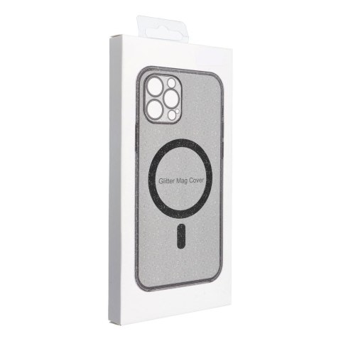 Futerał CLEAR MAG COVER z ochroną aparatu kompatybilny z MagSafe do IPHONE 16 Pro black glitter Futerał CLEAR MAG COVER z ochroną aparatu kompatybilny z MagSafe do IPHONE 16 Pro black glitter