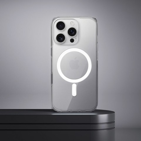 Futerał nieżółknący Clear Elite Mag Cover kompatybilny z MagSafe i Camera Control button pasuje do IPHONE 16 PRO transparent Futerał nieżółknący Clear Elite Mag Cover kompatybilny z MagSafe i Camera Control button pasuje do IPHONE 16 PRO transparent