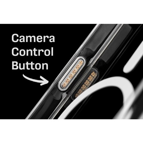 Futerał nieżółknący Clear Elite Mag Cover kompatybilny z MagSafe i Camera Control button pasuje do IPHONE 16 PRO transparent Futerał nieżółknący Clear Elite Mag Cover kompatybilny z MagSafe i Camera Control button pasuje do IPHONE 16 PRO transparent