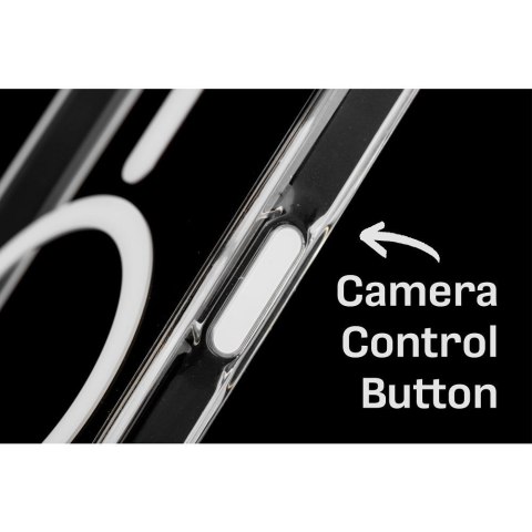 Futerał nieżółknący Clear Elite Mag Cover kompatybilny z MagSafe i Camera Control button pasuje do IPHONE 16 PRO transparent Futerał nieżółknący Clear Elite Mag Cover kompatybilny z MagSafe i Camera Control button pasuje do IPHONE 16 PRO transparent
