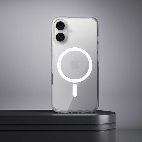 Futerał nieżółknący Clear Elite Mag Cover kompatybilny z MagSafe i Camera Control button pasuje do IPHONE 16 transparent Futerał nieżółknący Clear Elite Mag Cover kompatybilny z MagSafe i Camera Control button pasuje do IPHONE 16 transparent
