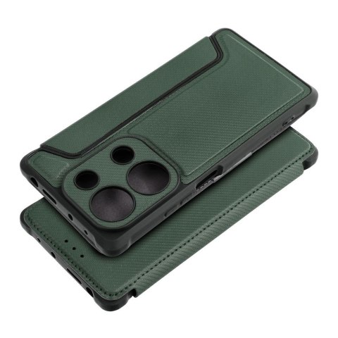 Kabura RAZOR Book do XIAOMI Redmi Note 13 Pro 4G / POCO M6 Pro 4G ciemnozielony Kabura RAZOR Book do XIAOMI Redmi Note 13 Pro 4G / POCO M6 Pro 4G ciemnozielony