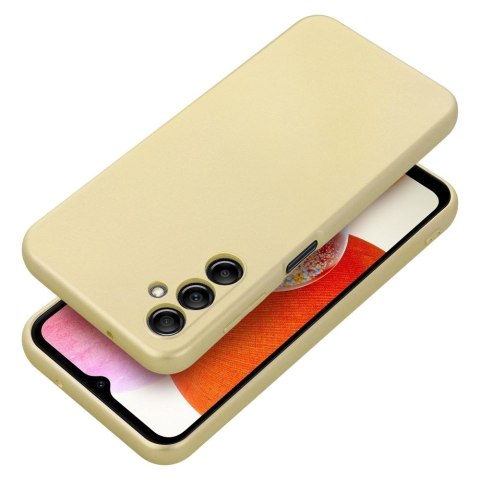 Futerał METALLIC do SAMSUNG A14 5G / A14 4G złoty Futerał METALLIC do SAMSUNG A14 5G / A14 4G złoty