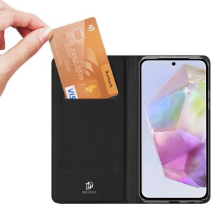 Etui Dux Ducis Skin Pro na Samsung Galaxy A36 5G / A56 5G z klapką i miejscem na kartę - czarne