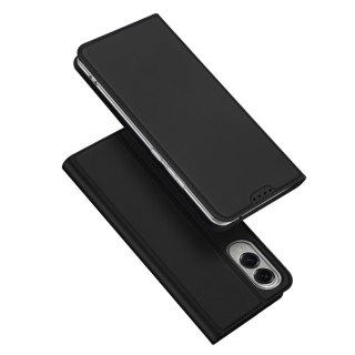Etui Dux Ducis Skin Pro na Samsung Galaxy S25 Edge z klapką i miejscem na kartę - czarne