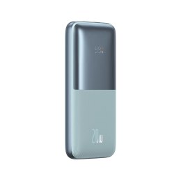 BASEUS powerbank 10000 mAh + kabel USB A do Typ C PD QC3.0 3A 20W PPBD040103 niebieski