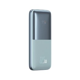 BASEUS powerbank 10000 mAh + kabel USB A do Typ C PD QC3.0 3A 22,5W PPBD040003 niebieski