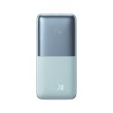 BASEUS powerbank 10000 mAh + kabel USB A do Typ C PD QC3.0 3A 22,5W PPBD040003 niebieski