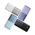 BASEUS powerbank 10000 mAh + kabel USB A do Typ C PD QC3.0 3A 22,5W PPBD040003 niebieski