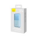 BASEUS powerbank 10000 mAh + kabel USB A do Typ C PD QC3.0 3A 22,5W PPBD040003 niebieski