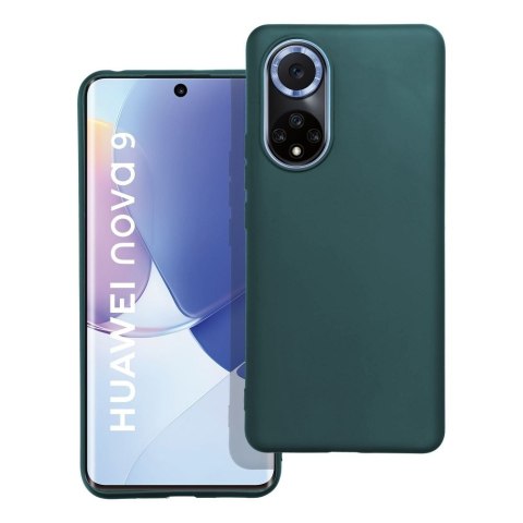 Futerał MATT do HUAWEI Nova 9 / Honor 50 ciemnozielony Futerał MATT do HUAWEI Nova 9 / Honor 50 ciemnozielony