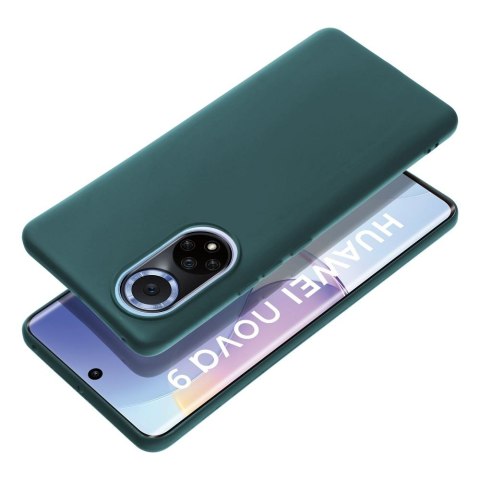 Futerał MATT do HUAWEI Nova 9 / Honor 50 ciemnozielony Futerał MATT do HUAWEI Nova 9 / Honor 50 ciemnozielony