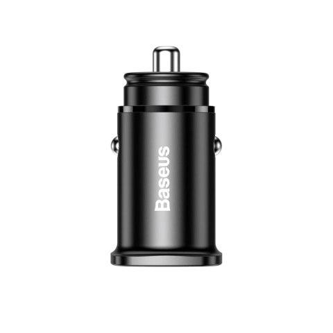 Baseus Square PPS inteligentna ładowarka samochodowa z portami USB Quick Charge 4.0 QC 4.0 i USB-C PD 3.0 SCP czarny (CCALL-AS01 Baseus Square PPS inteligentna ładowarka samochodowa z portami USB Quick Charge 4.0 QC 4.0 i USB-C PD 3.0 SCP czarny (CCALL-AS01