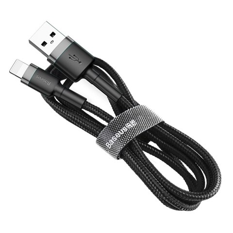 Kabel Baseus Cafule USB-A / Lightning 1.5A QC 3.0 2 m - czarny Kabel Baseus Cafule USB-A / Lightning 1.5A QC 3.0 2 m - czarny