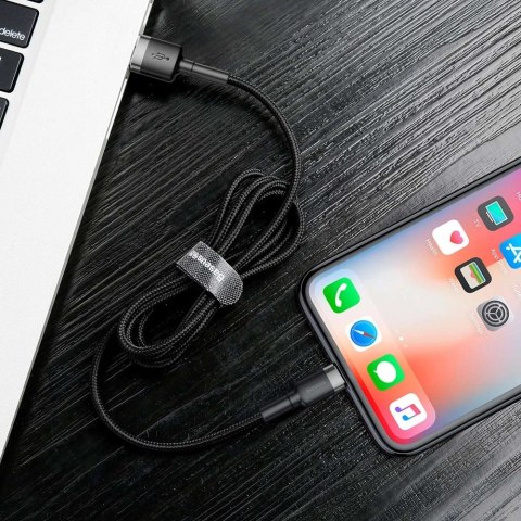 Kabel Baseus Cafule USB-A / Lightning 1.5A QC 3.0 2 m - czarny Kabel Baseus Cafule USB-A / Lightning 1.5A QC 3.0 2 m - czarny