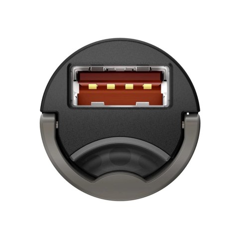 Baseus Tiny Star mini inteligentna ładowarka samochodowa USB 30W Quick Charge 3.0 szary (VCHX-A0G) Baseus Tiny Star mini inteligentna ładowarka samochodowa USB 30W Quick Charge 3.0 szary (VCHX-A0G)