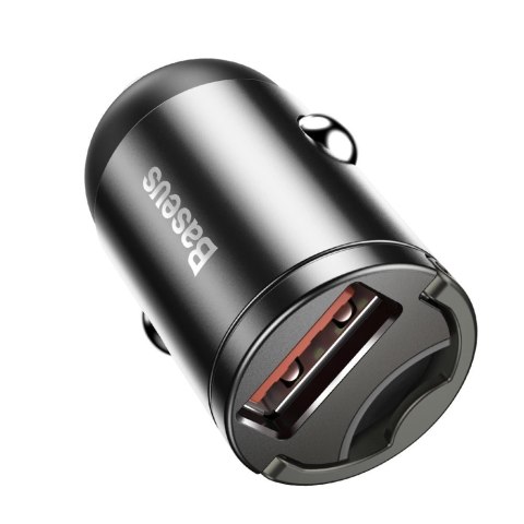 Baseus Tiny Star mini inteligentna ładowarka samochodowa USB 30W Quick Charge 3.0 szary (VCHX-A0G) Baseus Tiny Star mini inteligentna ładowarka samochodowa USB 30W Quick Charge 3.0 szary (VCHX-A0G)