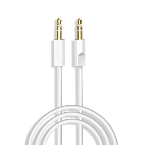 Dudao kabel AUX mini jack 3.5mm 1m 3 polowy stereo biały (L12S white) Dudao kabel AUX mini jack 3.5mm 1m 3 polowy stereo biały (L12S white)