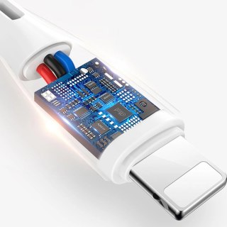 Dudao przewód kabel USB / Lightning 3A 1m biały (L2L 1m white)