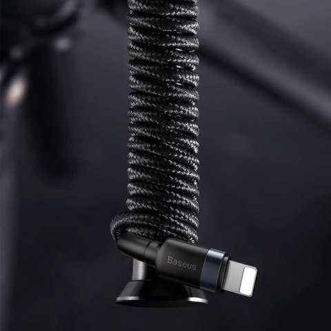Kabel Baseus CATLKLF-G1 Lightning - USB-C PD QC 18W 480Mb/s 1m - czarno-szary Kabel Baseus CATLKLF-G1 Lightning - USB-C PD QC 18W 480Mb/s 1m - czarno-szary