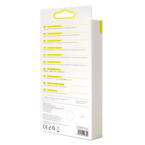 Kabel Baseus Cafule USB-A / Lightning 2A QC 3.0 3 m - czarno-szary Kabel Baseus Cafule USB-A / Lightning 2A QC 3.0 3 m - czarno-szary