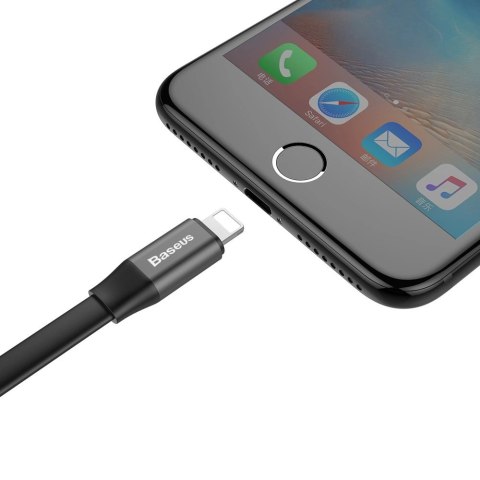 Kabel Baseus Nimble USB-A / Lightning 2A 0.23 m - czarny Kabel Baseus Nimble USB-A / Lightning 2A 0.23 m - czarny