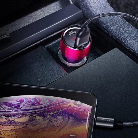 Ładowarka Baseus Magic Series PPS CCMLC20C-01 samochodowa 45W USB-C PD / USB-A QC - czarna Ładowarka Baseus Magic Series PPS CCMLC20C-01 samochodowa 45W USB-C PD / USB-A QC - czarna
