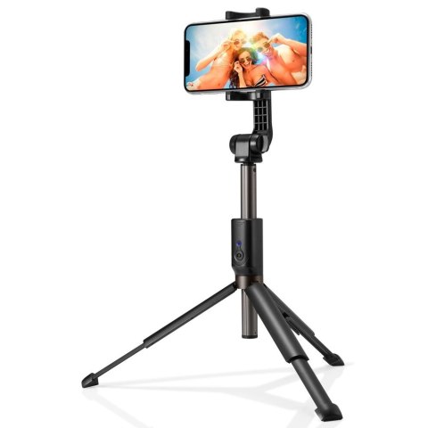 Selfie stick Spigen S540W Bluetooth z tripodem - czarny Selfie stick Spigen S540W Bluetooth z tripodem - czarny
