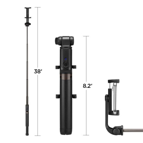 Selfie stick Spigen S540W Bluetooth z tripodem - czarny Selfie stick Spigen S540W Bluetooth z tripodem - czarny