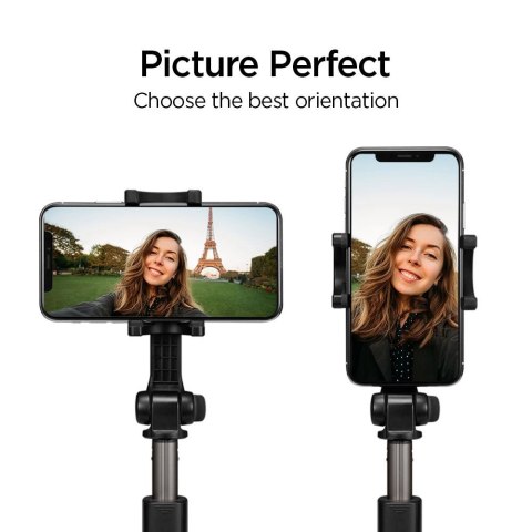 Selfie stick Spigen S540W Bluetooth z tripodem - czarny Selfie stick Spigen S540W Bluetooth z tripodem - czarny
