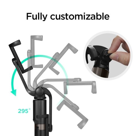 Selfie stick Spigen S540W Bluetooth z tripodem - czarny Selfie stick Spigen S540W Bluetooth z tripodem - czarny