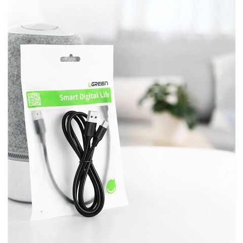 Kabel Ugreen US287 60118 USB-A / USB-C 3A 2m - czarny