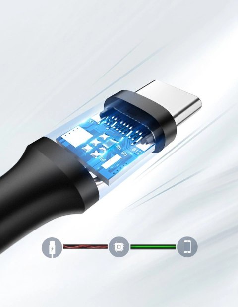 Kabel Ugreen US287 60118 USB-A / USB-C 3A 2m - czarny