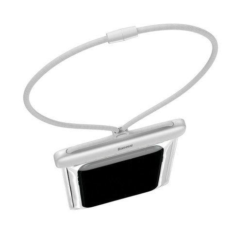 Baseus uniwersalny wodoodporny pokrowiec etui na telefon (max 7,2'') na basen nad wodę IPX8 biały (ACFSD-D02)