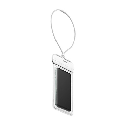 Baseus uniwersalny wodoodporny pokrowiec etui na telefon (max 7,2'') na basen nad wodę IPX8 biały (ACFSD-D02)