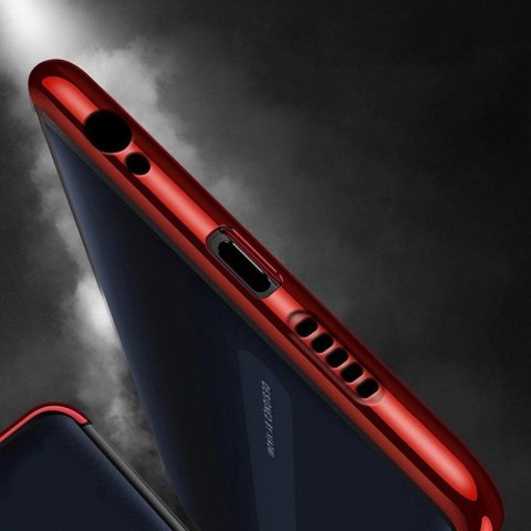 Clear Color case żelowy pokrowiec etui z metaliczną ramką Xiaomi Redmi 8A niebieski Clear Color case żelowy pokrowiec etui z metaliczną ramką Xiaomi Redmi 8A niebieski