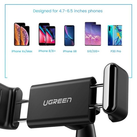Uchwyt Ugreen LP189 60796 na telefon do samochodu z klamrą na deskę rozdzielczą - czarny Uchwyt Ugreen LP189 60796 na telefon do samochodu z klamrą na deskę rozdzielczą - czarny