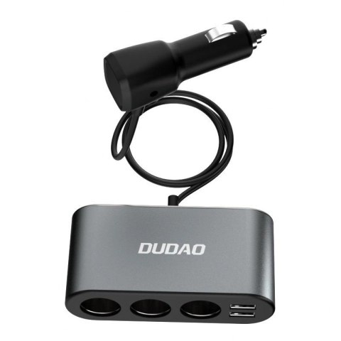 Dudao ładowarka samochodowa 2x USB / 3x rozdzielacz gniazda zapalniczki czarny (R1Pro black) Dudao ładowarka samochodowa 2x USB / 3x rozdzielacz gniazda zapalniczki czarny (R1Pro black)