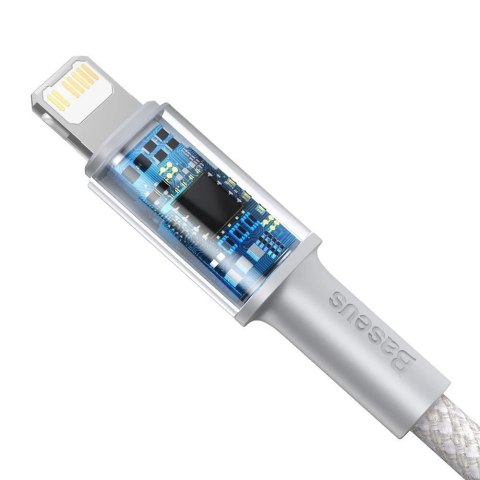 Kabel Baseus CATLGD-02 Lightning - USB-C PD 20W 480Mb/s 1m - biały Kabel Baseus CATLGD-02 Lightning - USB-C PD 20W 480Mb/s 1m - biały