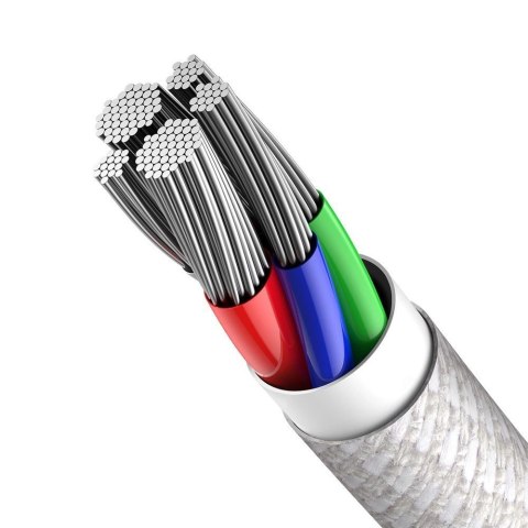 Kabel Baseus CATLGD-02 Lightning - USB-C PD 20W 480Mb/s 1m - biały Kabel Baseus CATLGD-02 Lightning - USB-C PD 20W 480Mb/s 1m - biały