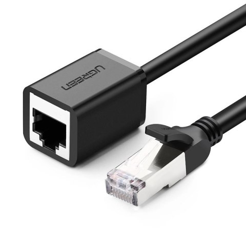 Kabel Ugreen NW112 11281 sieciowy Ethernet RJ45 (żeński) - RJ45 (męski) F/UTP Cat. 6 1 Gbps 2m - czarny Kabel Ugreen NW112 11281 sieciowy Ethernet RJ45 (żeński) - RJ45 (męski) F/UTP Cat. 6 1 Gbps 2m - czarny