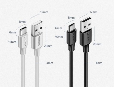 Kabel Ugreen US287 60117 USB-A / USB-C 3A 1.5m - czarny