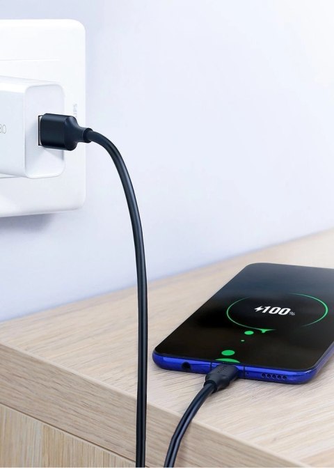 Kabel Ugreen US287 60117 USB-A / USB-C 3A 1.5m - czarny