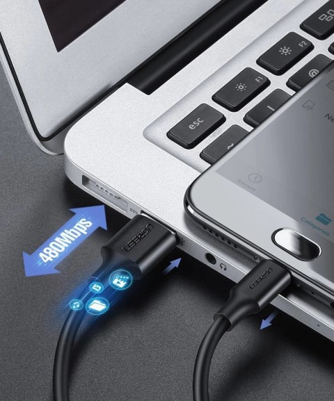 Kabel Ugreen US289 60137 micro USB / USB-A 1.5m - czarny